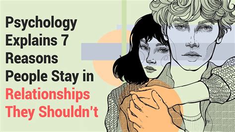 Psychology Explains 7 Reasons People Stay In Relationships They Shouldn