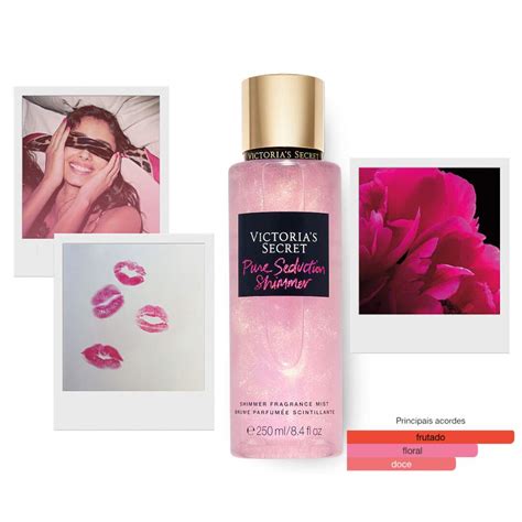 Body Splash Shimmer Pure Seduction Victorias Secret 250ml Dani Cassiano Makeup And Esmalteria