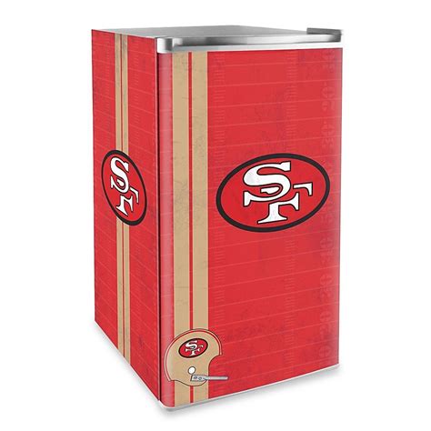 Nfl San Francisco 49ers Legacy Counter Height Refrigerator Bed Bath