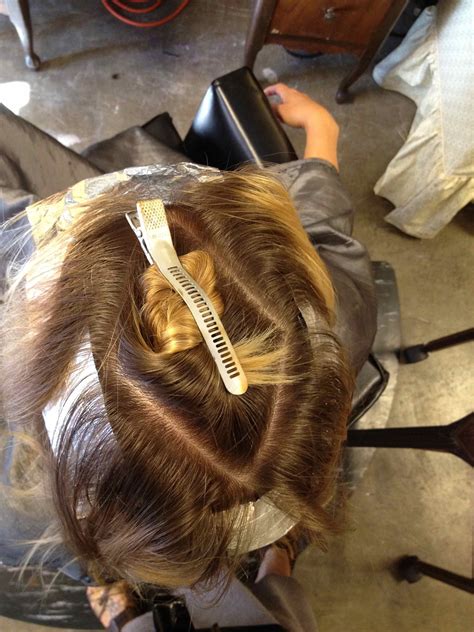 Sectioning Hair And Foiling Hair Foils Hair Color Placement Hair