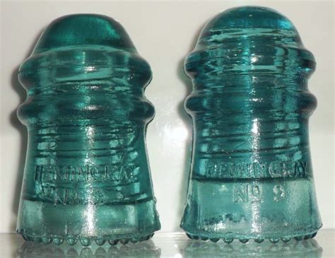Hemingray No 9 Patent May 2 1893 Glass Telephone Insulator