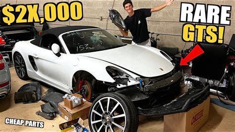 Buying A Crashed Porsche 981 Gts At Salvage Auction Cheap Lets