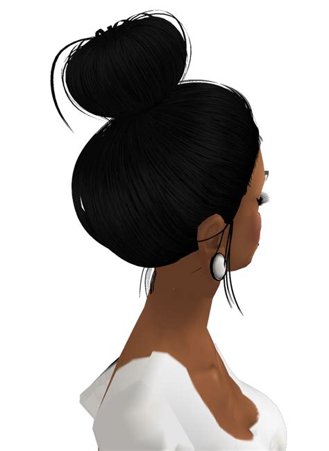 Messy Bun Hair Png Png Image Collection