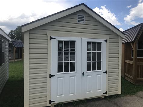 Vinyl 10x12 Utility Shed