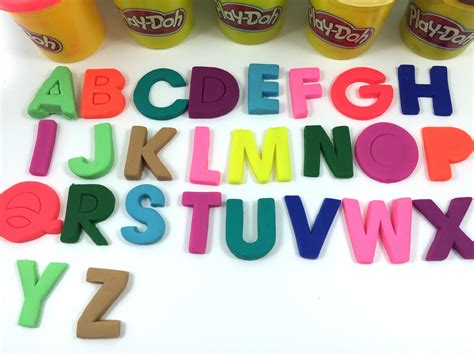 Learn Alphabets With Play Doh Learning Play Doh Abc Kids Abc Activity