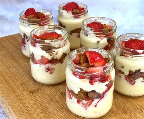 Tiramisu fraises spéculoos en verrines facile et rapide