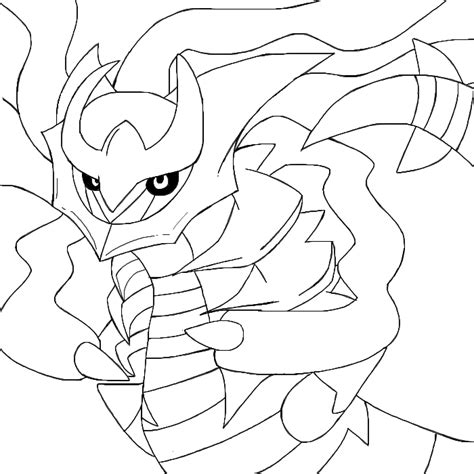 Pokemon Giratina Coloring Pages Coloring Home