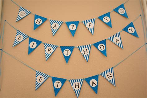 Happy Birthday Banner Template Free Printable