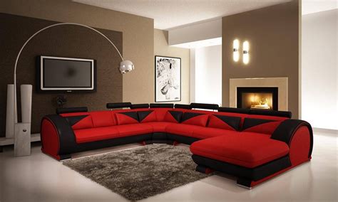 30 The Best Red Microfiber Sectional Sofas