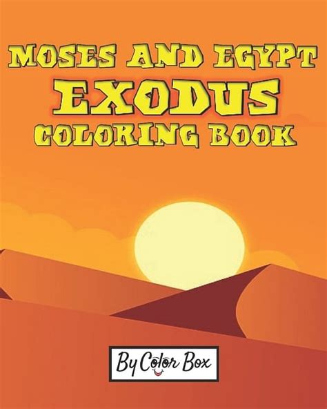 Buy Bible Color Book For Kids Moses And Egypt Exodus Coloring Book