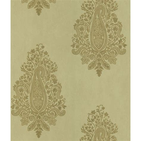 The Wallpaper Company 56 Sq Ft Beige Ivy And Brick Wallpaper
