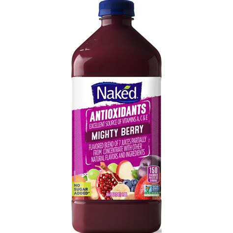 Naked Mighty Berry Juice Blend Smartlabel