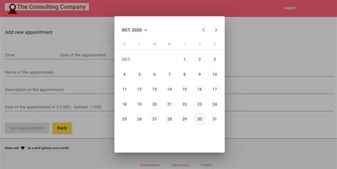 Appointmentcare is an easy, online appointment appointment booking software for small appointmentcare online appointment scheduling software for small business owners & teams. GitHub - a-dridi/Consulting-Appointment-Booking: A MEAN ...