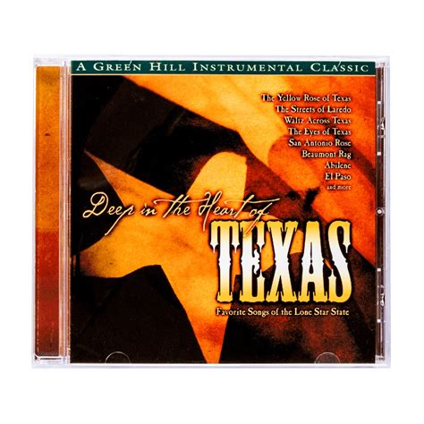 Deep In The Heart Of Texas Favorite Songs Of The Lone Star State Cd