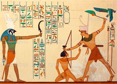 Ancient Egyptian Hieroglyphic Art