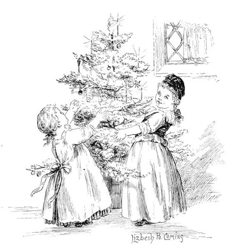 Posterazzi Christmas Tree Nchildren Gathering Around The Christmas
