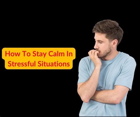 How To Stay Calm In Stressful Situations