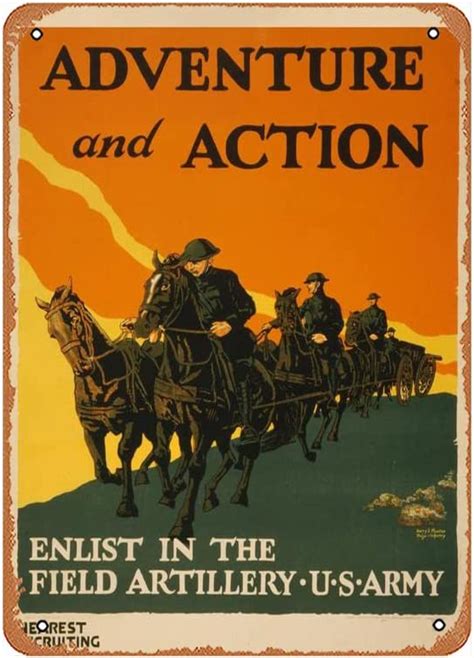 U S Ww Propaganda Adventure And Action Enlist In The Field
