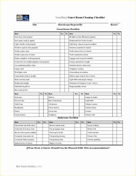 Free Printable Cleaning Checklist Template Of 8 Best Of Free Printable