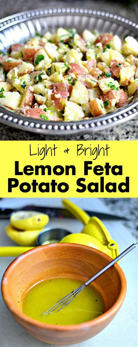 Lemon Feta Potato Salad