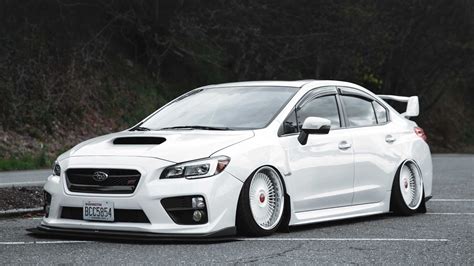 Justins Bagged Subaru Sti Youtube