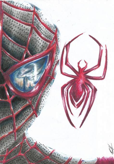Drawing Spider Man Miles Morales 03