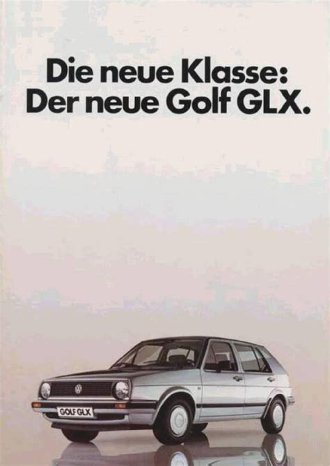 1986 Euro Vw Golf Ii Glx Sales Brochure By Vwgolfmk2oc Issuu