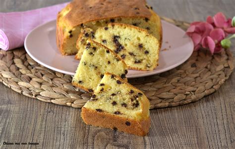 torta leggera con gocce di cioccolato chiara ma non troppo