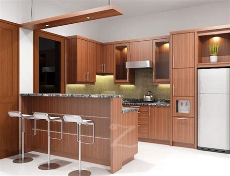 Desain dapur sederhana dengan mini bar 737x415 blog qhomemart. Gambar Dapur Minimalis Ukuran 3×3 Modern | Dapur, Mini ...