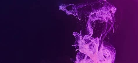 Premium Photo Color Smoke Neon Background Purple Ink Water Haze