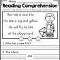 English Worksheets For Grade 1 Comprehension