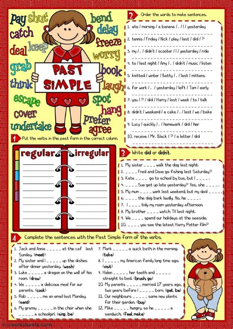 Past Simple Interactive And Downloadable Worksheet You Can Do The