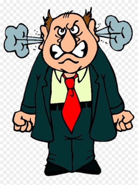 Anger Management Feeling Clip Art Angry Person Cartoon Free