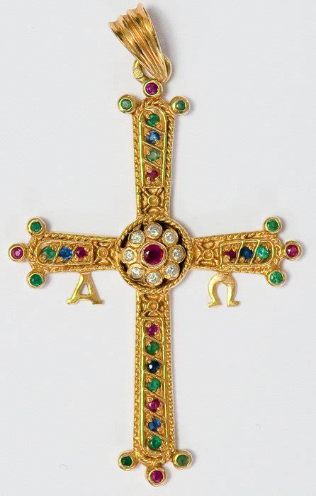 Gold Byzantine Cross Catawiki