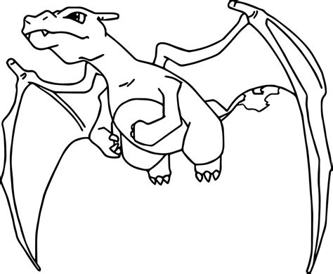 Printable Charizard Coloring Pages For Free Free Pokemon Coloring Pages