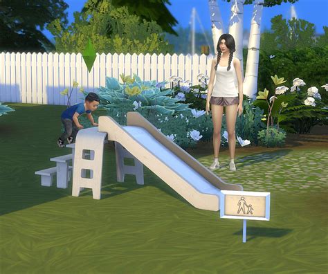 Kinderslide In Action V2 Sims 4 Skills Sims Baby Sims 4 Toddler