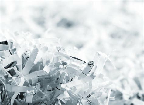 Heap Of White Shredded Papers Global Document Services Llc