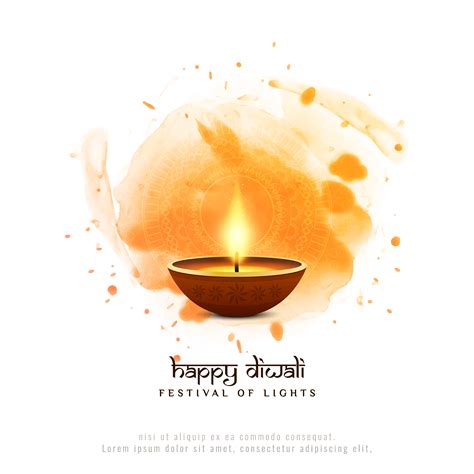 Abstract Religious Happy Diwali Festival Background 254550 Vector Art