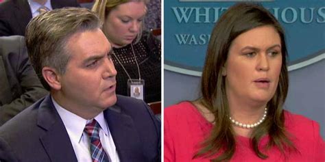 Sanders Calls On Jim Acosta At White House Press Briefing Fox News Video