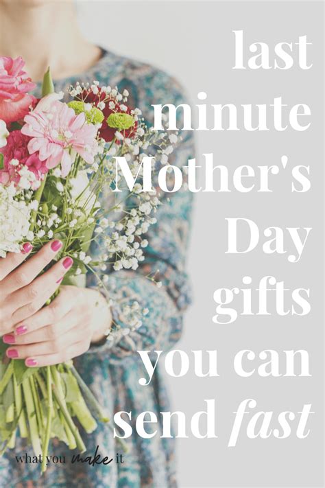 Last Minute Mothers Day Ts You Can Amazon Prime What You Make It