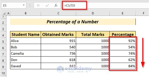 How To Calculate Percentage Of A Number In Excel 5 Easy Ways