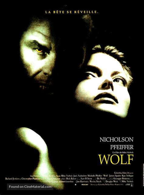 Wolf 1994 French Movie Poster