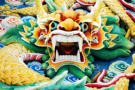 Colourful Chinese Dragon Head Stock Photo Download Image Now