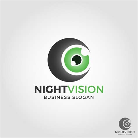 Premium Vector Night Vision Logo Template