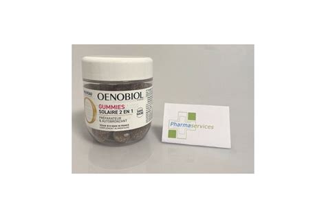 Pharmaservices Oenobiol Gummies Solaire Préparateur Et Autobronzant
