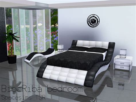 Spacesims Bibariba Bedroom Sims 4 Bedroom Male Room Decor Cool Beds