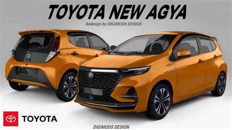 All New Toyota Agya Redesign Digimods Design Youtube