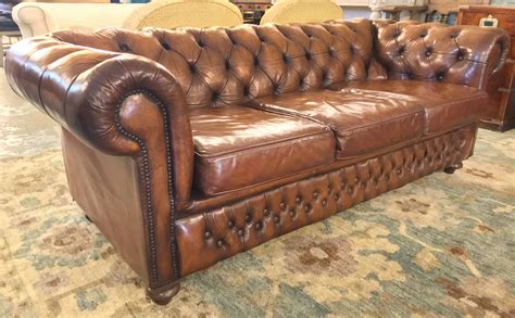 Chesterfield Sofa Victorian Style Three Seater With Deep Button