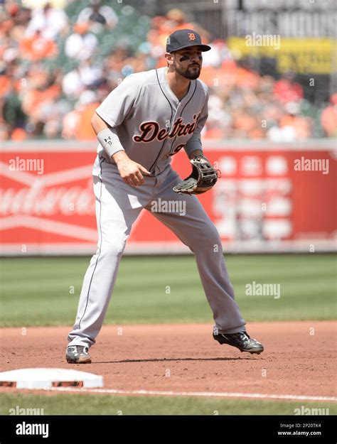 Detroit Tigers Nick Castellanos During A Game Against The Baltimore