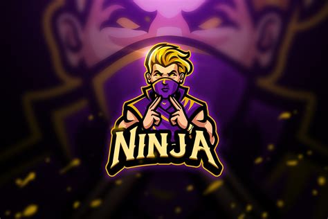 Ninja 2 Mascot And Esport Logo Branding And Logo Templates ~ Creative